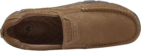 CAMEL CROWN Mens Slip On Loafer Leather Casual Walking Shoes Comfortable for Work Office Dress Outdoor in Saudi Arabia