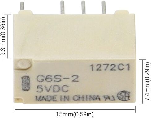 5 قطعة G6S-2 5VDC 12VDC 24VDC إشارة التتابع 8Pin تيار مستمر 5 فولت 12 فولت 24 فولت 2A مرحلات التبديل إشارة صغيرة (3 فولت) in Saudi Arabia