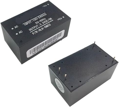 AC-DC PCB Power Supply/Step-Down 5M03 5M05 5M09 5M12 5M24 5W 3.3V/5V/9V/12V/24V Output 5Pcs(5M15) in Saudi Arabia