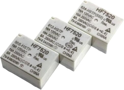 5 قطعة/الوحدة HF7520-005-HSTP HF7520-012-HSTP HF7520-024-HSTP مجموعة من المرحلات المفتوحة عادة 4 دبوس 16A DC5V 12V 24V (HF7520-024-HSTP) in Saudi Arabia
