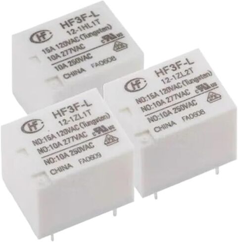 1Pcs Relay HF3F-L- 5 12 24-1HL1T 1ZL1T 1HL2T 1ZL2T 4/5/6PIN 10A 5V 12V 24V Power Relay(HF3F-L-12-1ZL2T (6P)) in Saudi Arabia