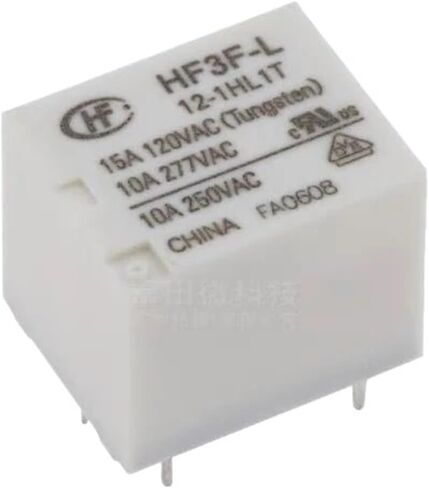 1Pcs Relay HF3F-L- 5 12 24-1HL1T 1ZL1T 1HL2T 1ZL2T 4/5/6PIN 10A 5V 12V 24V Power Relay(HF3F-L-12-1ZL2T (6P)) in Saudi Arabia