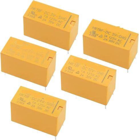 مرحل HK19F-DC3V-SHG HK19F-DC5V-SHG HK19F-DC12V-SHG HK19F-DC24V-SHG HK19F-DC24V-SHG HK19F 3V ​​5V 9V 12V 24V 8PIN 2A مرحلات (3 قطع، 9 فولت HK19F-DC9V-SHG) in Saudi Arabia
