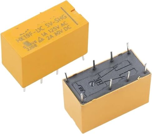 مرحل HK19F-DC3V-SHG HK19F-DC5V-SHG HK19F-DC12V-SHG HK19F-DC24V-SHG HK19F-DC24V-SHG HK19F 3V ​​5V 9V 12V 24V 8PIN 2A مرحلات (3 قطع، 9 فولت HK19F-DC9V-SHG) in Saudi Arabia