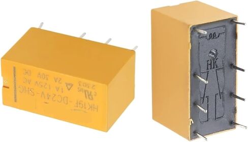 مرحل HK19F-DC3V-SHG HK19F-DC5V-SHG HK19F-DC12V-SHG HK19F-DC24V-SHG HK19F-DC24V-SHG HK19F 3V ​​5V 9V 12V 24V 8PIN 2A مرحلات (3 قطع، 9 فولت HK19F-DC9V-SHG) in Saudi Arabia