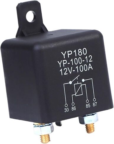 High Current 4 Pin Car Relay 12V 24V 200A 120A 100A Car Truck Motor Automotive Relay Continuous Type Automotive Car Relays(12V 100A) in Saudi Arabia