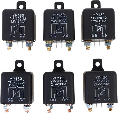High Current 4 Pin Car Relay 12V 24V 200A 120A 100A Car Truck Motor Automotive Relay Continuous Type Automotive Car Relays(12V 100A) in Saudi Arabia