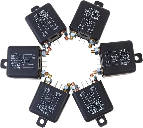 High Current 4 Pin Car Relay 12V 24V 200A 120A 100A Car Truck Motor Automotive Relay Continuous Type Automotive Car Relays(12V 100A) in Saudi Arabia