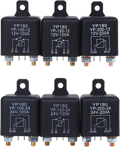 High Current 4 Pin Car Relay 12V 24V 200A 120A 100A Car Truck Motor Automotive Relay Continuous Type Automotive Car Relays(12V 100A) in Saudi Arabia