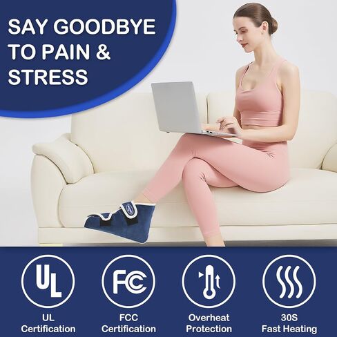 Weighted Heating Pad for Neck and Shoulders,Electric Neck Heating Pad for Deeper Pain Relief,Adjustable Heat Settings,0-90 Minutes Auto Shut-Off Timer Gifts for Mom Women Christmas Birthday in Saudi Arabia