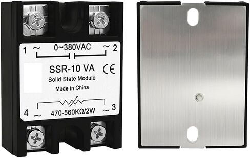 منظم الجهد SSR 10A 25A 40A 50A 60A 80A 100A VA نوع مرحلة واحدة التحكم في الحالة الصلبة الجهد التتابع الجهد DC (SSR-VA 80A) in Saudi Arabia