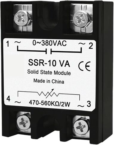منظم الجهد SSR 10A 25A 40A 50A 60A 80A 100A VA نوع مرحلة واحدة التحكم في الحالة الصلبة الجهد التتابع الجهد DC (SSR-VA 80A) in Saudi Arabia
