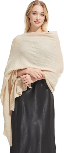 Luxury Cashmere Shawl and Wrap for Women, All-Season Pashmina Scarf Travel Blanket Large Cashmere Wool Blend Shawl in Saudi Arabia