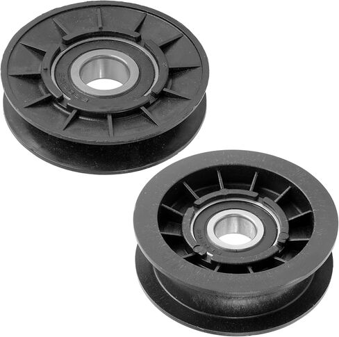 Caltric Idler Pulley Transmission Belt Compatible with John Deere 100 D105 D110 D120 D125 D130 in Saudi Arabia