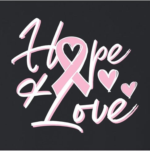 Go All Out Hope & Love Breast Cancer Awareness Mens Women Sweatshirt Hoodie in Saudi Arabia