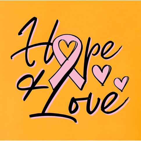 Go All Out Hope & Love Breast Cancer Awareness Mens Women Sweatshirt Hoodie in Saudi Arabia