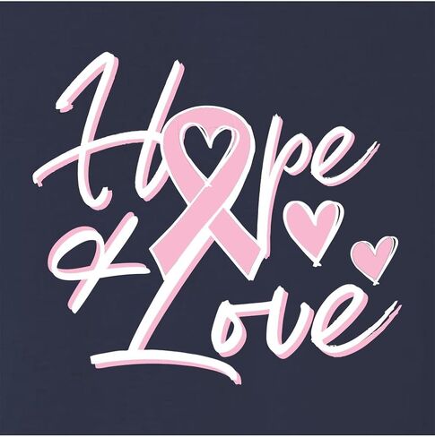 Go All Out Hope & Love Breast Cancer Awareness Mens Women Sweatshirt Hoodie in Saudi Arabia