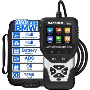 V550 OBD2-Scanner, Battery-Tester, Enhanced Car-Diagnostic-Tool Read & Clear Engine Fault Codes, CAN Scan Tool for All OBD2 Cars 1996+, 40,000+DTC, Live Data(Black) in Saudi Arabia