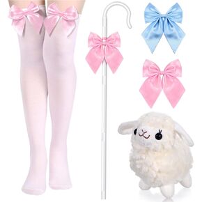 5 قطع من إكسسوارات أزياء الراعي تتضمن الموظفين والجوارب وربطات العنق للنساء في حفلات الهالوين in Kuwait