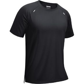 TACVASEN Men's Workout Mesh Shirts Dry Fit Short Sleeve Lightweight Athletic Shirts Performance Tee for Running Fishing in Kuwait