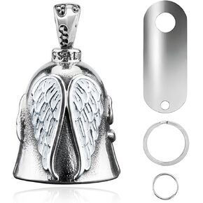 جرس vvag للدراجات النارية متين من Guardian Angel Bell Hanger لراكبي الدراجات النارية مع حلقة سلسلة مفاتيح وإكسسوارات الدراجات النارية للنساء in Kuwait