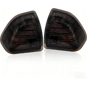 68302828AA 2Pcs LED Side Mirror Turn Signal Light Left Driver and Right Passenger Side Lamps Fit for Dodge Ram 1500 2500 3500 4500 5500 2010-2018 Replace 68302829AA (Smoked Cover Lens) in Kuwait