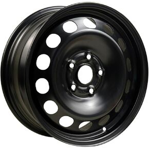 16 inch Steel Wheel Rim for 05-18 Volkswagen Golf/Jetta (14-Hole Design) - Black Reman Factory Steel Wheel in Kuwait
