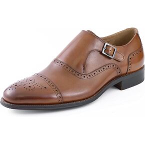 Asher Green AG1101 - Men's Dress Shoes, Formal Men's Shoes - Genuine Calf Leather Double Monk Strap in Saudi Arabia