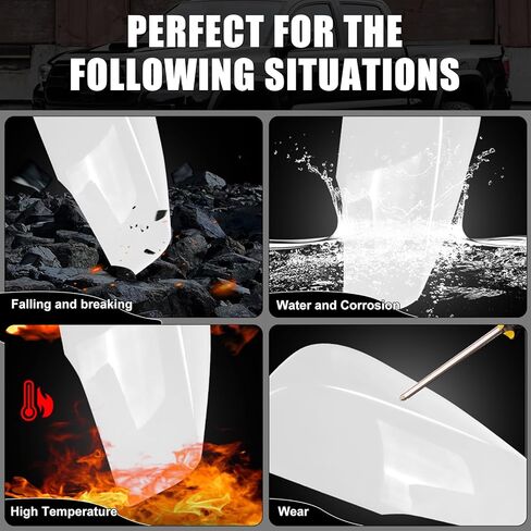 Black Direct Replacement Side Mirror Covers Caps for 2020-2024 Toyota Highlander, 2024 Toyota Grand Highlander and 2022-2024 Toyota Corolla Cross (With Turn Signal Light Model) in Kuwait