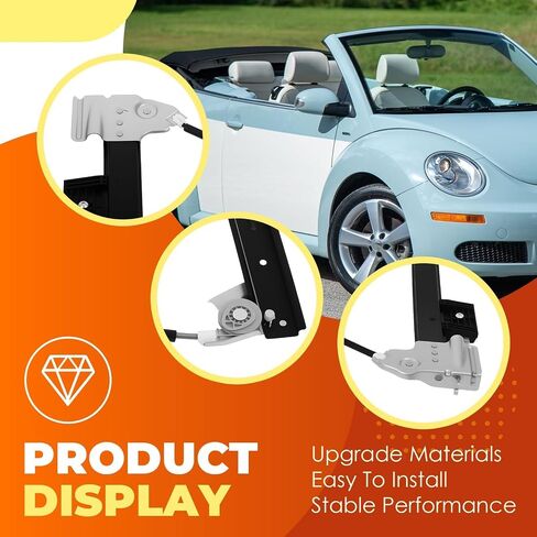 Power Window Regulator W/O Motor Front Right Passenger Side Compatible with Beetle Convertible 2003-2010 1Y0837462F 1Y0837462B WG77Q5 in Saudi Arabia