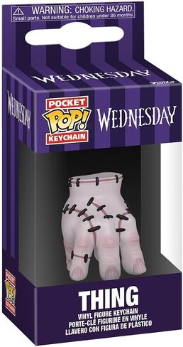 Funko Pop! Keychain: Wednesday - Thing Novelty Keyring - Collectable Mini Figure - Stocking Filler - Gift Idea - Official Merchandise - Horror Fans - Backpack Decor in Saudi Arabia