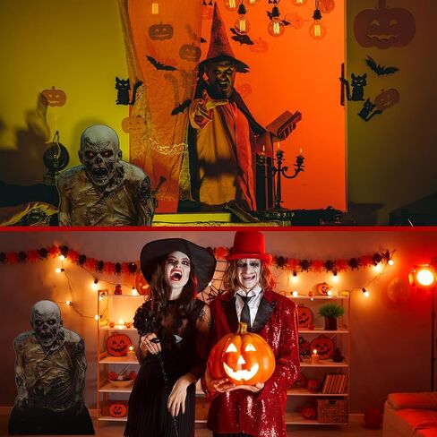Amyhill 3 Ft Breaking Ground Zombie Cardboard Cutout Stand-Up Spooky Halloween Party Decoration Life Size Spooky Zombie Backdrop Photo Props Standup for Scary Halloween Horror Party Decor in Saudi Arabia