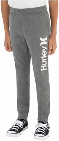 بنطال الركض من الصوف الصغير للأولاد من Hurley، رمادي فاتح منقط، مقاس X-Large in Saudi Arabia