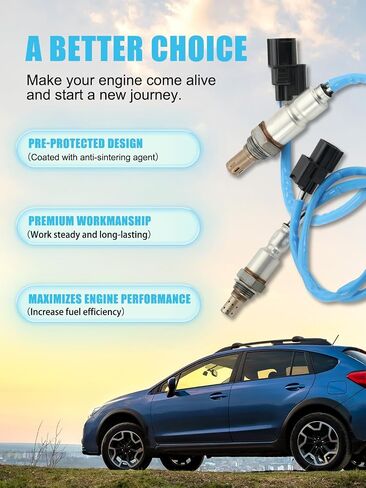 4 قطعة 234-5098 234-4461 O2 مستشعر الأوكسجين المنبع والمصب (3.5L V6) لهوندا أوديسي 11-13 ، أكورد 08-12 ، بايلوت ريدجلاين 09-11 ، ل أكورا TSX 10-14 ، TL 09-11,36531-R70-A01,36532-R70-A01 in Kuwait
