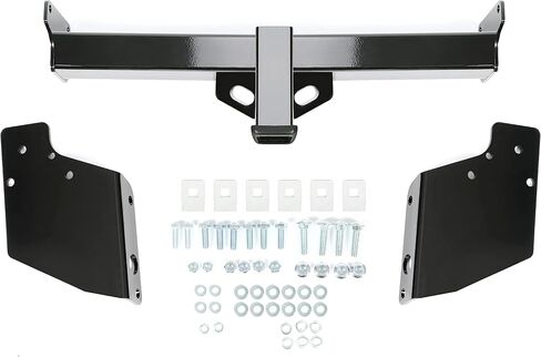 جهاز استقبال وصلة سحب المقطورة 2 بوصة من ECOTRIC متوافق مع 1983-2012 Ford Ranger 1994-2010 Mazda B2300 B2500 B3000 B4000، مستقبل وصلة سحب مقطورة مستطيلة مطلي بمسحوق أسود in Saudi Arabia