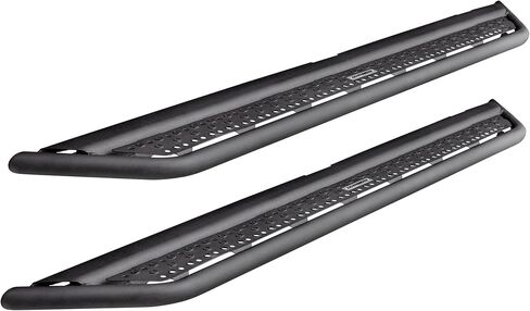 Go Rhino Dominator Xtreme D6 Sidesteps & Brackets | Cab Length, Mild Steel, Textured Black | D64432T | Fits 2024 Toyota Tacoma Double Cab in Saudi Arabia