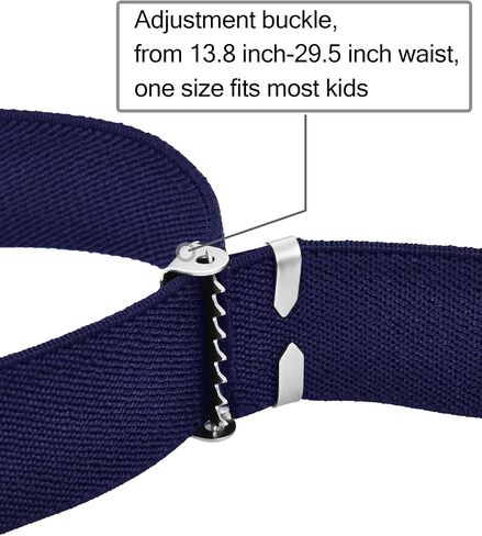 WILLBOND 2 Pcs Kids Magnetic Belt Boys Adjustable Elastic Belt with Magnetic Buckle for Toddlers Girls in Saudi Arabia
