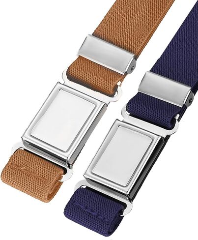 WILLBOND 2 Pcs Kids Magnetic Belt Boys Adjustable Elastic Belt with Magnetic Buckle for Toddlers Girls in Saudi Arabia