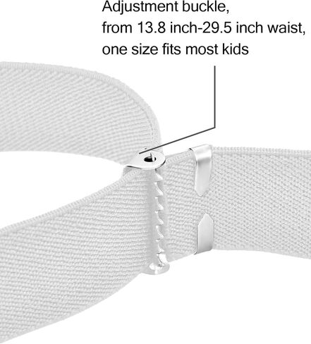 WILLBOND 2 Pcs Kids Magnetic Belt Boys Adjustable Elastic Belt with Magnetic Buckle for Toddlers Girls in Saudi Arabia