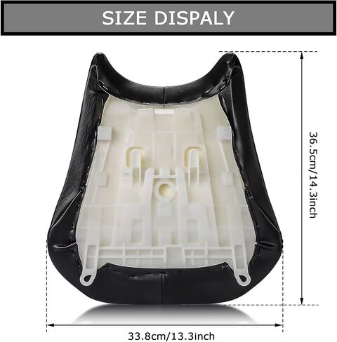 PSLER Front Rider Driver Seat Pillion Cushion for CBR600RR 2005-2006 (Black) in Saudi Arabia