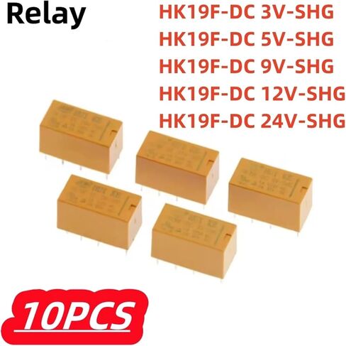 10 قطعة/الوحدة HK19F -DC 3V 5V 6V 9V 12V 24VDC -SHG HK19F-12VDC-SHG 8PIN 2A 2 مفتوح 2 مغلق 4078(HK19F-DC 12V-SHG) in Saudi Arabia
