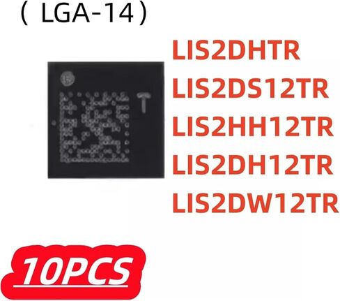 10 قطعة/الوحدة LIS2DHTR LIS2HH12TR LIS2DW12TR LIS2DH12TR LIS2DS12TR LGA-14 ثلاثة محاور التسارع الاستشعار رقاقة (LIS2DS12TR) in Saudi Arabia