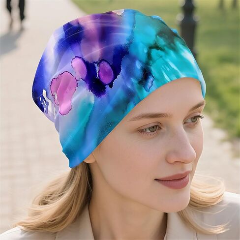 قبعة صغيرة للعلاج الكيميائي، غطاء للرأس على شكل جمجمة، قبعة محبوكة، وشاح، قبعة نوم، قبعة جمجمة للنساء والرجال in Kuwait