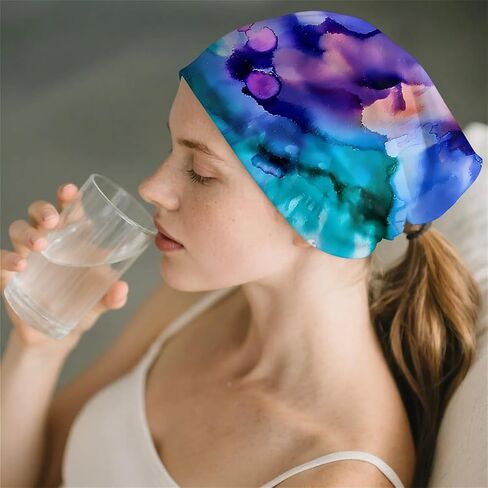 قبعة صغيرة للعلاج الكيميائي، غطاء للرأس على شكل جمجمة، قبعة محبوكة، وشاح، قبعة نوم، قبعة جمجمة للنساء والرجال in Kuwait