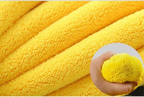 2Pk Super Absorbent Chamois Towel for Car - Spots & Scratch-Free Shammy Cloth for Car Drying - Reusable Car Drying Towel(24"x12",Green) in Saudi Arabia