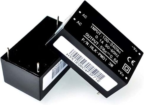 HLK-PM01 AC-DC وحدة إمداد الطاقة مفتاح تنحي منزلي ذكي وحدة الطاقة حماية ماس كهربائى 220 فولت إلى 5 فولت (3 قطع) in Saudi Arabia