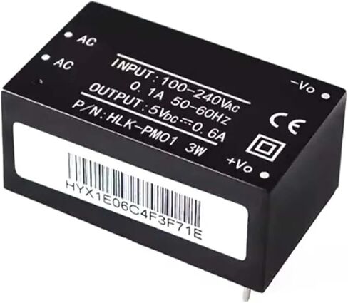 HLK-PM01 AC-DC وحدة إمداد الطاقة مفتاح تنحي منزلي ذكي وحدة الطاقة حماية ماس كهربائى 220 فولت إلى 5 فولت (3 قطع) in Saudi Arabia