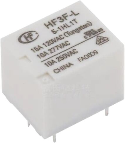 1Pcs Relay HF3F-L- 5 12 24-1HL1T 1ZL1T 1HL2T 1ZL2T 4/5/6PIN 10A 5V 12V 24V Power Relay(HF3F-L-5-1ZL1T (5P)) in Saudi Arabia