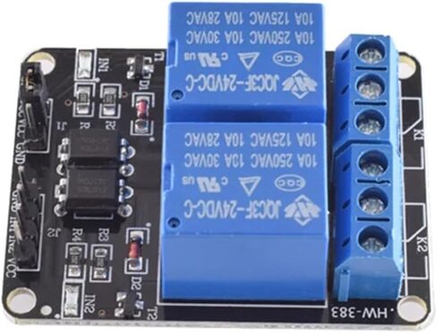DC 5V 12V 24V 1 2 4 6 8 Channel Relay Module Board Shield with Optocoupler/High and Low Level Trigger for Raspberry(HW-307B 12V) in Saudi Arabia