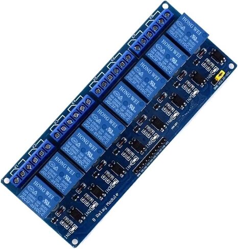 DC 5V 12V 24V 1 2 4 6 8 Channel Relay Module Board Shield with Optocoupler/High and Low Level Trigger for Raspberry(HW-307B 12V) in Saudi Arabia